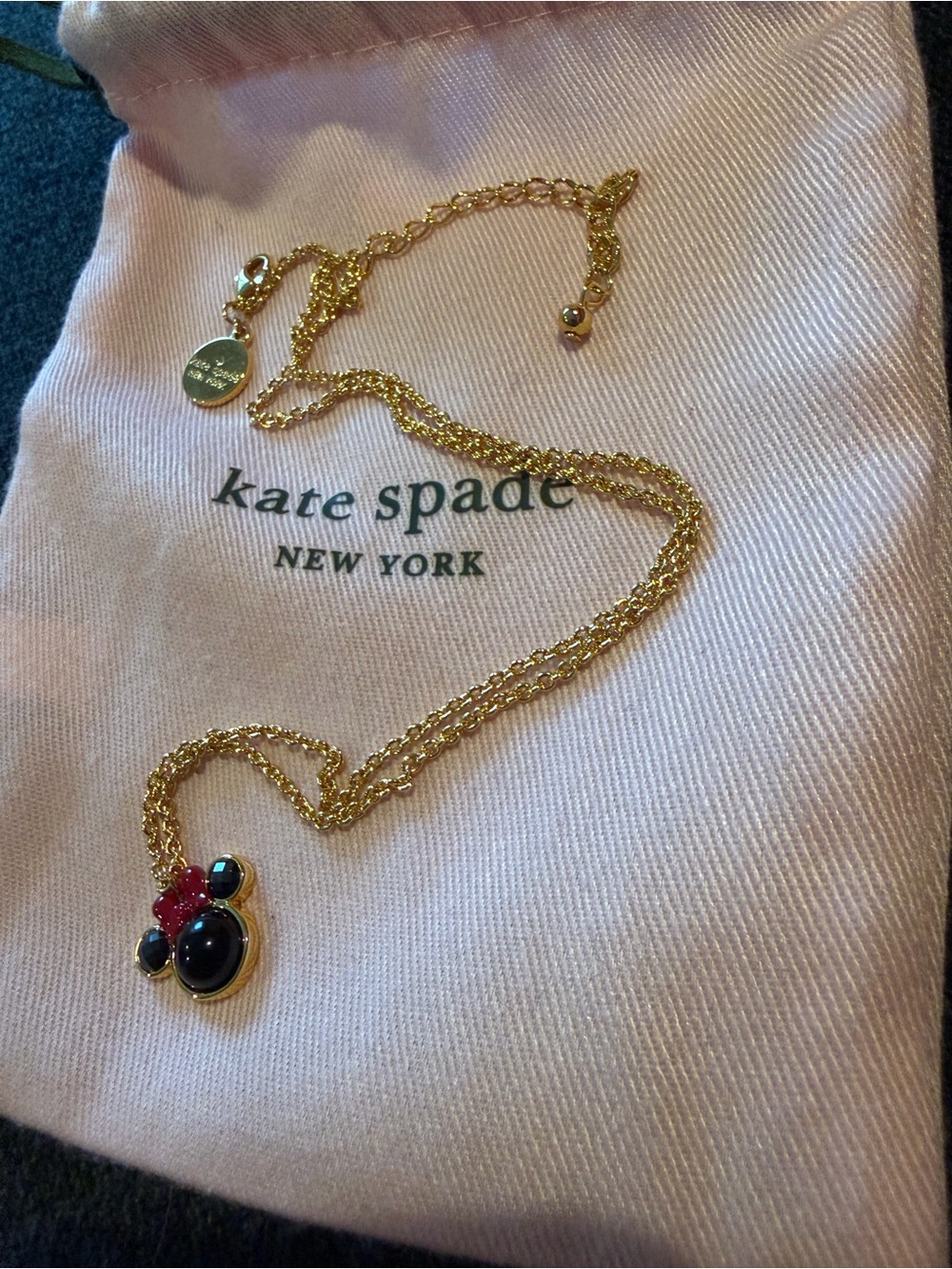 Kate Spade Disney Minnie Necklace